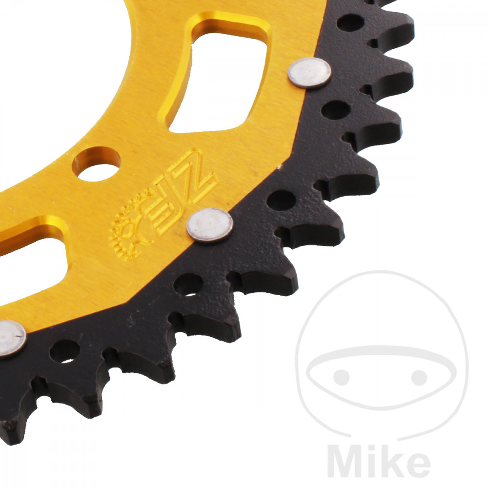 Couronne ZF Sprockets Dual 45 dents PAS 520 or - Diamètre intérieur 106 - Entraxe 125 - vue 2