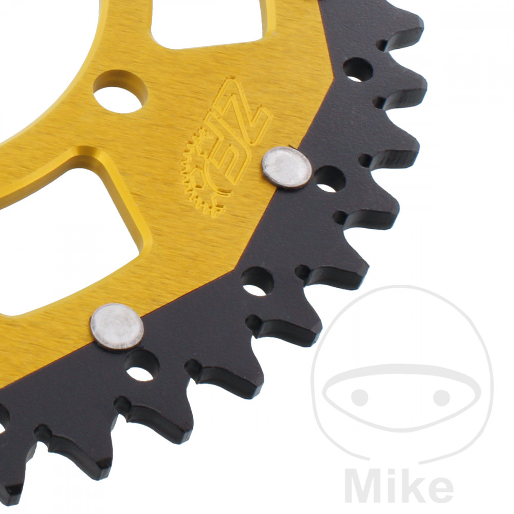 Couronne ZF Sprockets Dual 46 dents PAS 520 or - Diamètre intérieur 106 - Entraxe 125 - vue 2