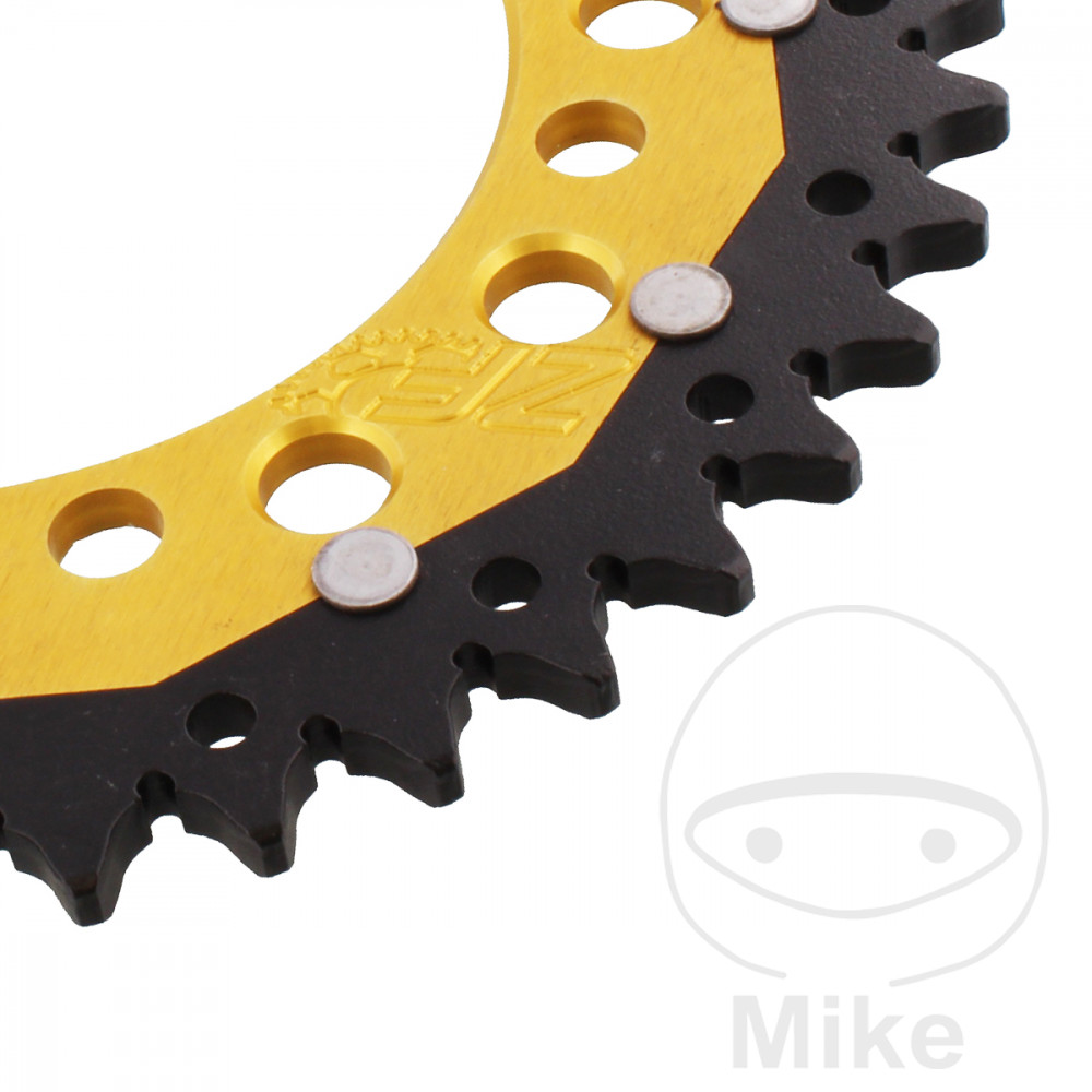 Couronne ZF Sprockets Dual 40 Dents PAS 520 Or Diamètre Intérieur 110 - vue 2