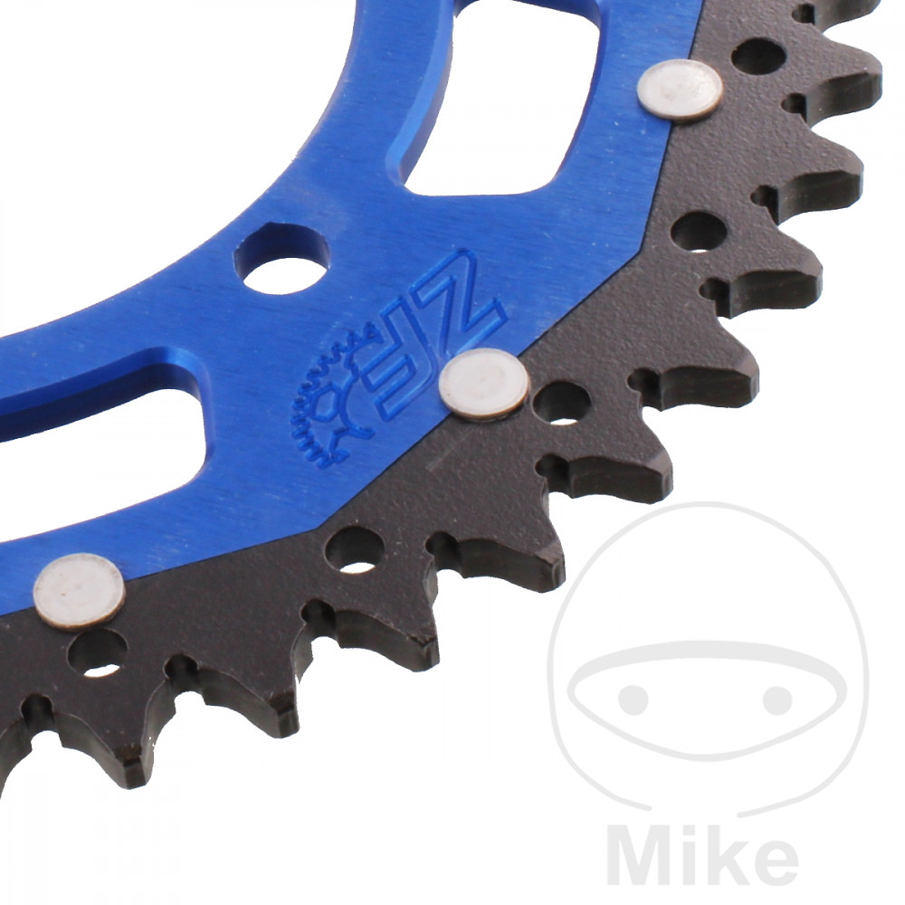 Couronne Dual 45 Dents PAS 520 Bleu ZF Diamètre Intérieur 110 Entraxe 130 - vue 2