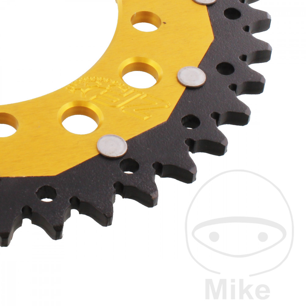 Couronne ZF Sprockets Dual 40 dents PAS 520 or - Diamètre intérieur 100 - Entraxe 120 - vue 2