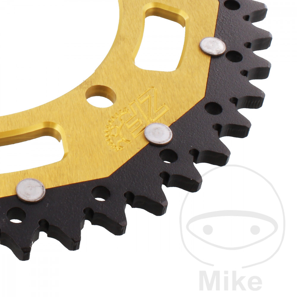Couronne ZF Sprockets Dual 46 Dents PAS 520 Or Diamètre Intérieur 125 Entraxe 145 - vue 2