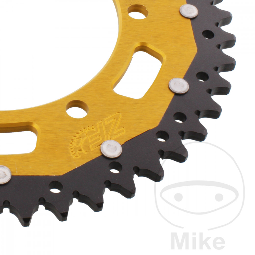 Couronne ZF Sprockets Dual 47 dents PAS 520 or - Diamètre intérieur 125 - Entraxe 145 - vue 2