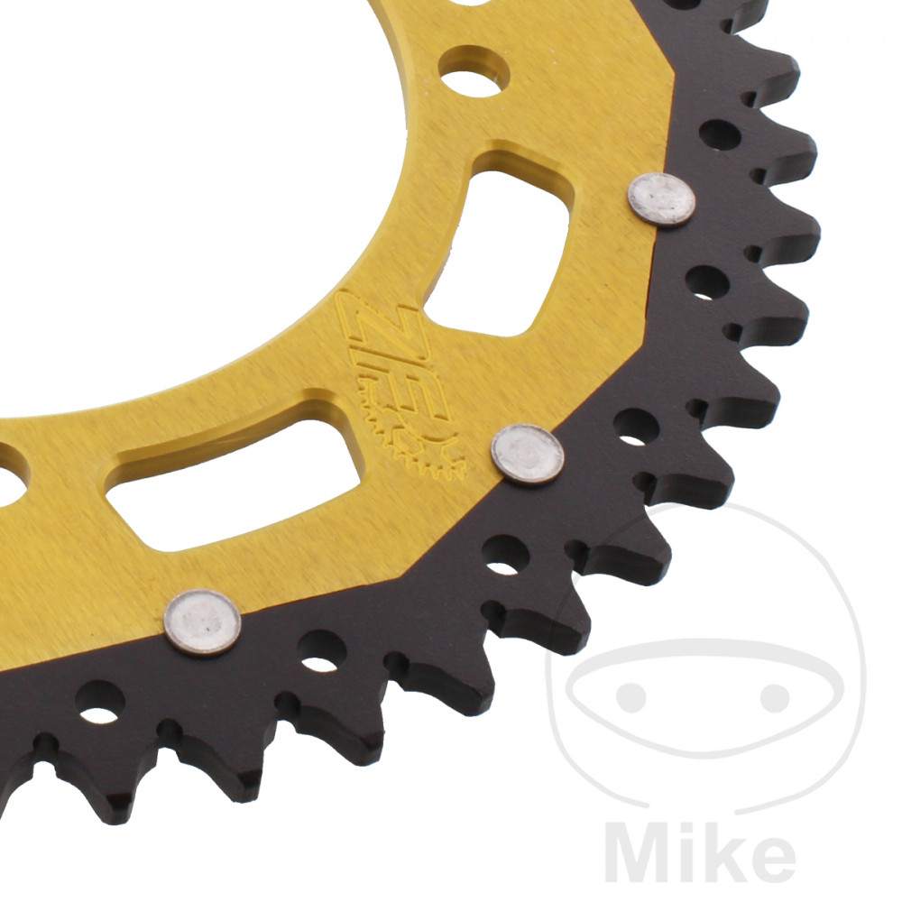 Couronne Dual ZF Sprockets 47 Dents PAS 520 Or Diamètre Intérieur 125 Entraxe 145 - vue 2