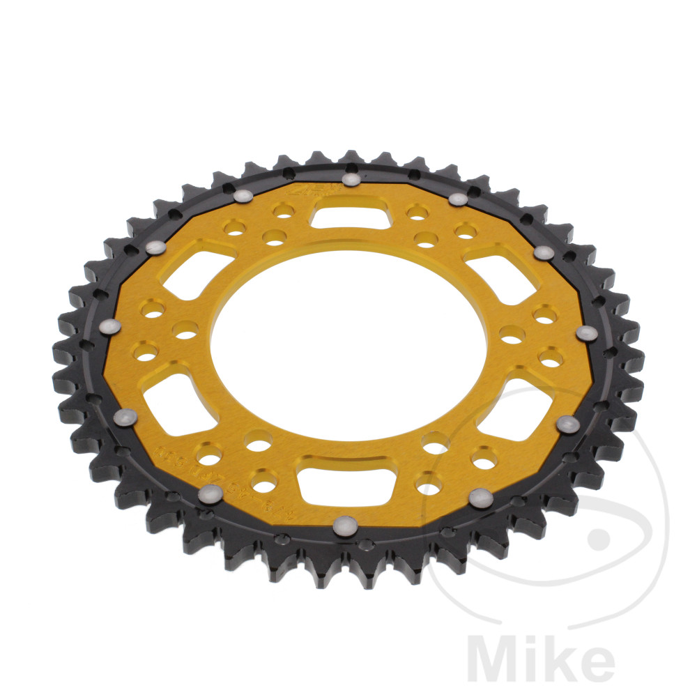 Couronne Bi-Matière 45 Dents PAS 530 Or ZF Diamètre Intérieur 110 Espacement Fix