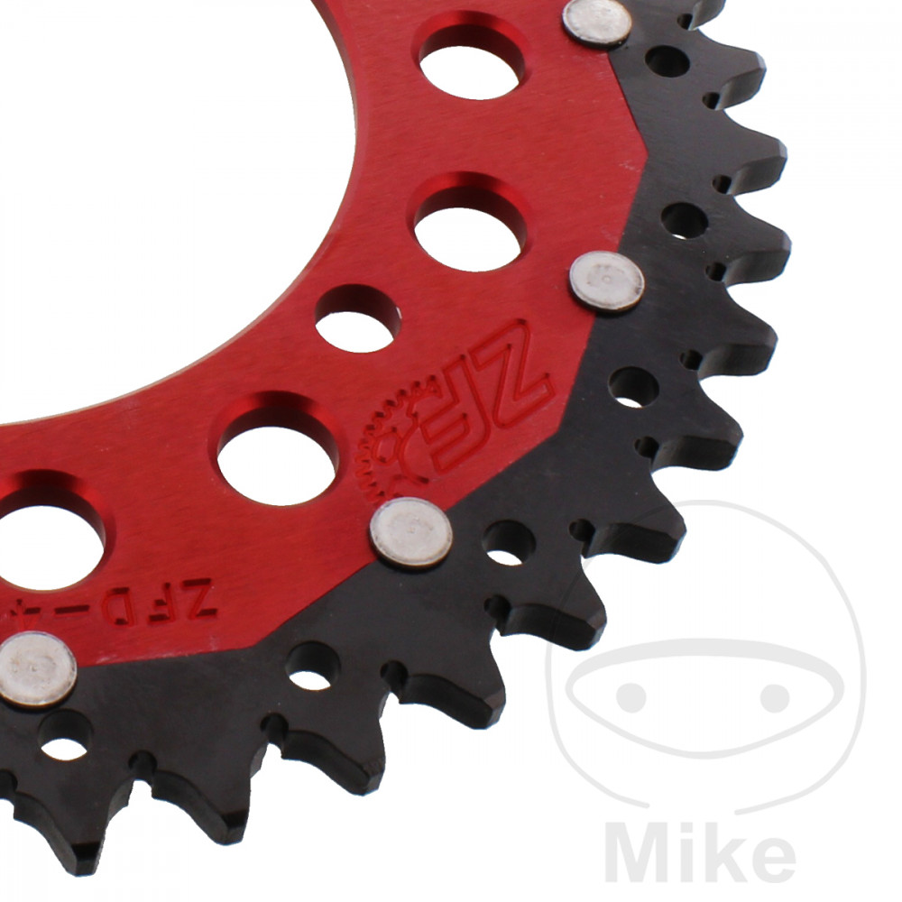 Couronne Bi-Matière ZF Sprockets 43 dents PAS 520 diamètre intérieur 110 - vue 2