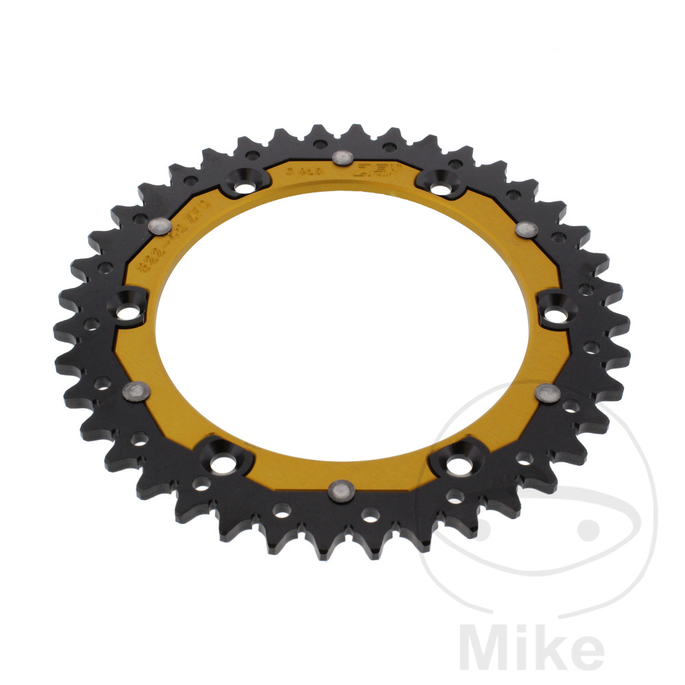 Couronne Bi-Matière 40 Dents PAS 520 Or ZF Diamètre Intérieur 136 Espacement Fix