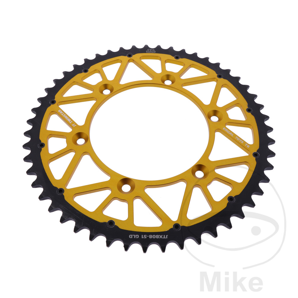 Couronne JT Sprockets Twinstar 51 dents pas 520