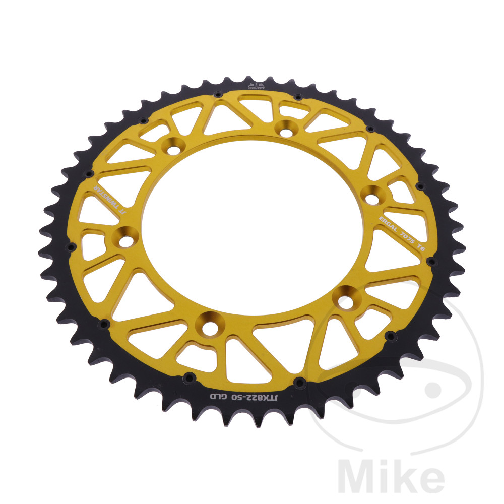 Couronne JT Sprockets Twinstar 50 dents PAS 520