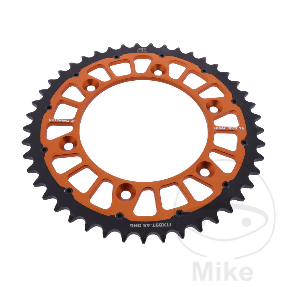 Couronne JT Sprockets Twinstar 45 dents PAS 520 OR