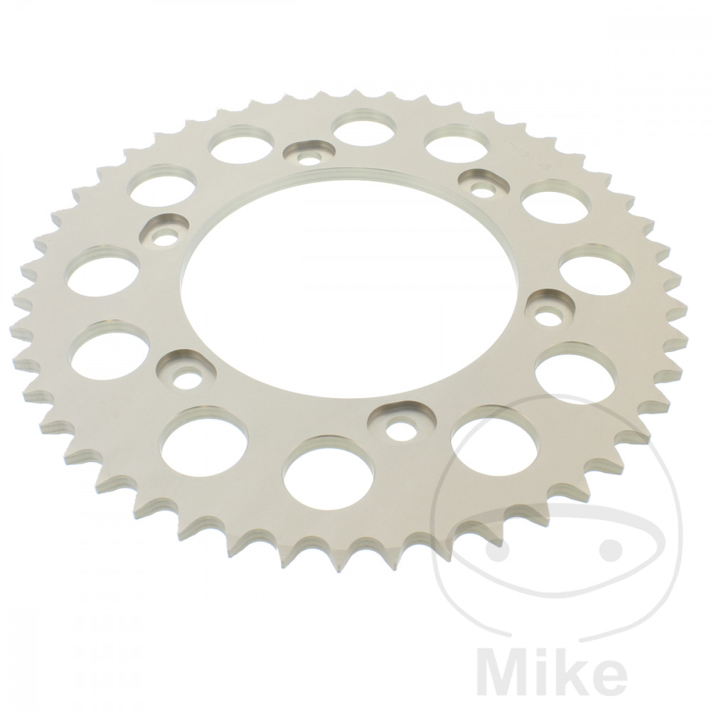 Couronne Alu 48 Dents PAS 525 Silver Esjot Diamètre Intérieur 125 Entraxe Fix