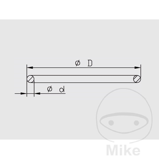 Joint torique 2x45 mm Kayaba vis fourche - vue 3