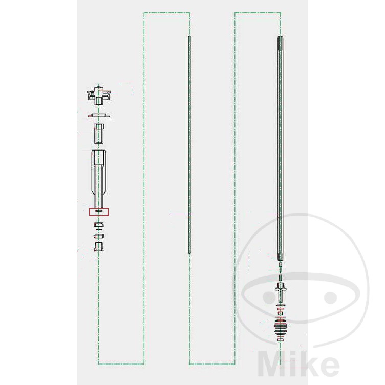 Joint torique 2.1X12.5 mm Kayaba contre guide ressort - vue 2