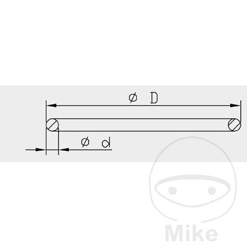 Joint torique 2X26MM Kayaba Amortisseur - vue 2