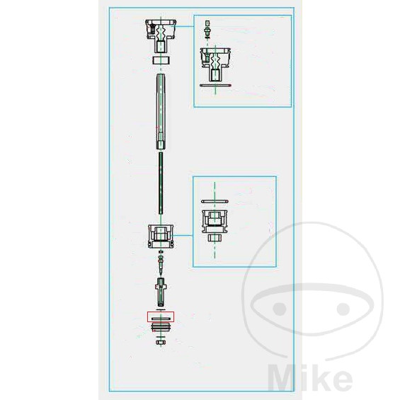 Joint torique 2X26MM Kayaba Amortisseur - vue 3