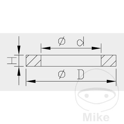 Rondelle Piston KYB STAGE - vue 3