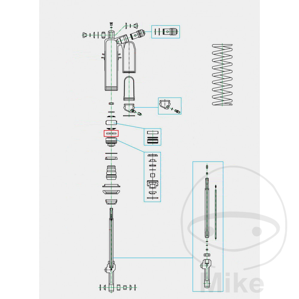 Rondelle Piston KYB STAGE - vue 4
