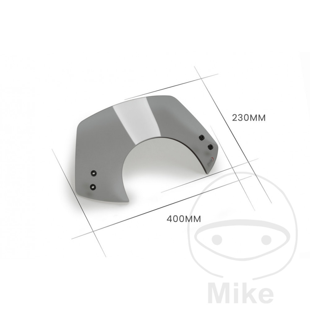 Bulle Sport Puig Gris fumé - vue 2