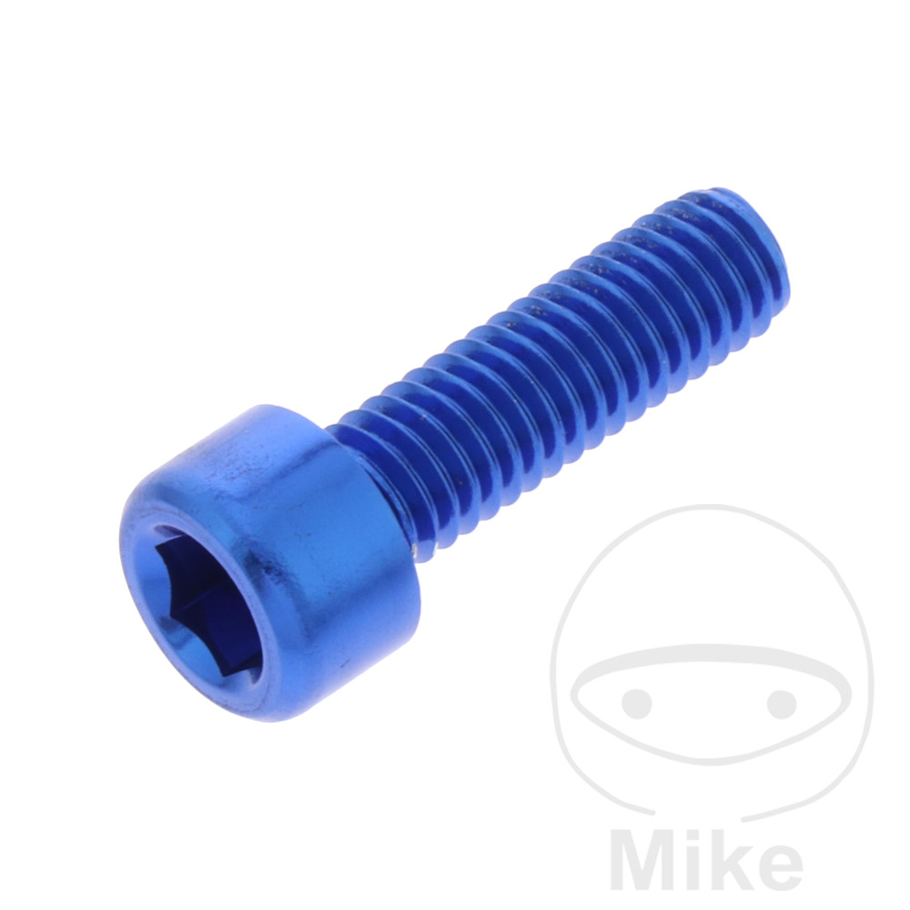 Vis BTR CHC JMP Bolt M6X1.00 mm 20 mm Alu Bleu