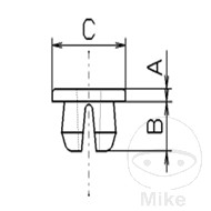 Réceptacle de rivets à visser Tourmax - Pack de 10 pièces - vue 2