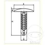 Clips Tannenbaum Tourmax 10 pièces - vue 2