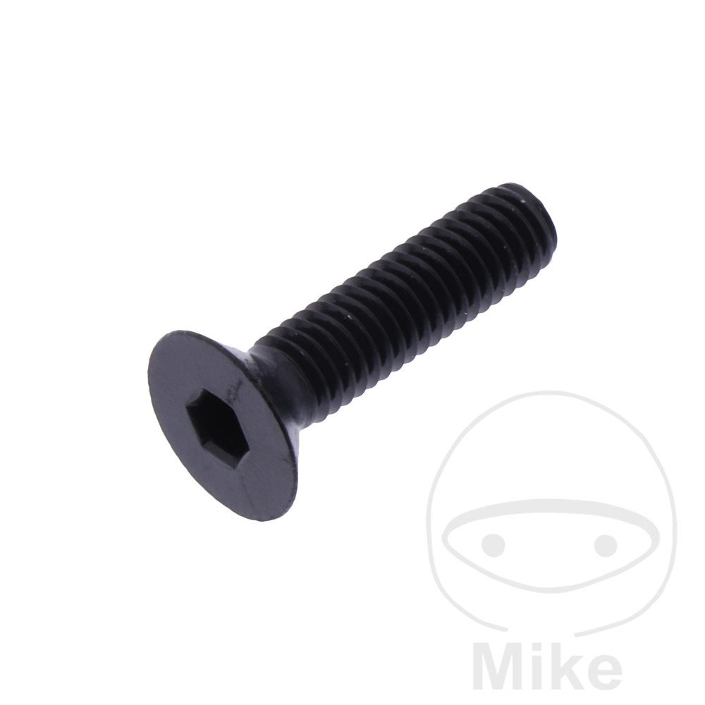 Vis à tête fraisée JMP Bolt M5x0,8 mm 20 mm aluminium noir