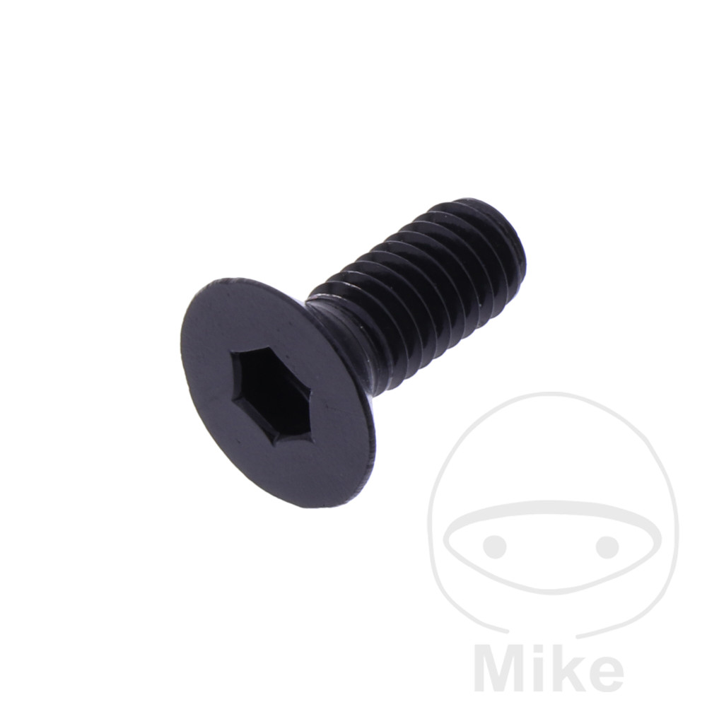 Vis à tête fraisée JMP Bolt M6X1.00 mm 15 mm Alu Noir