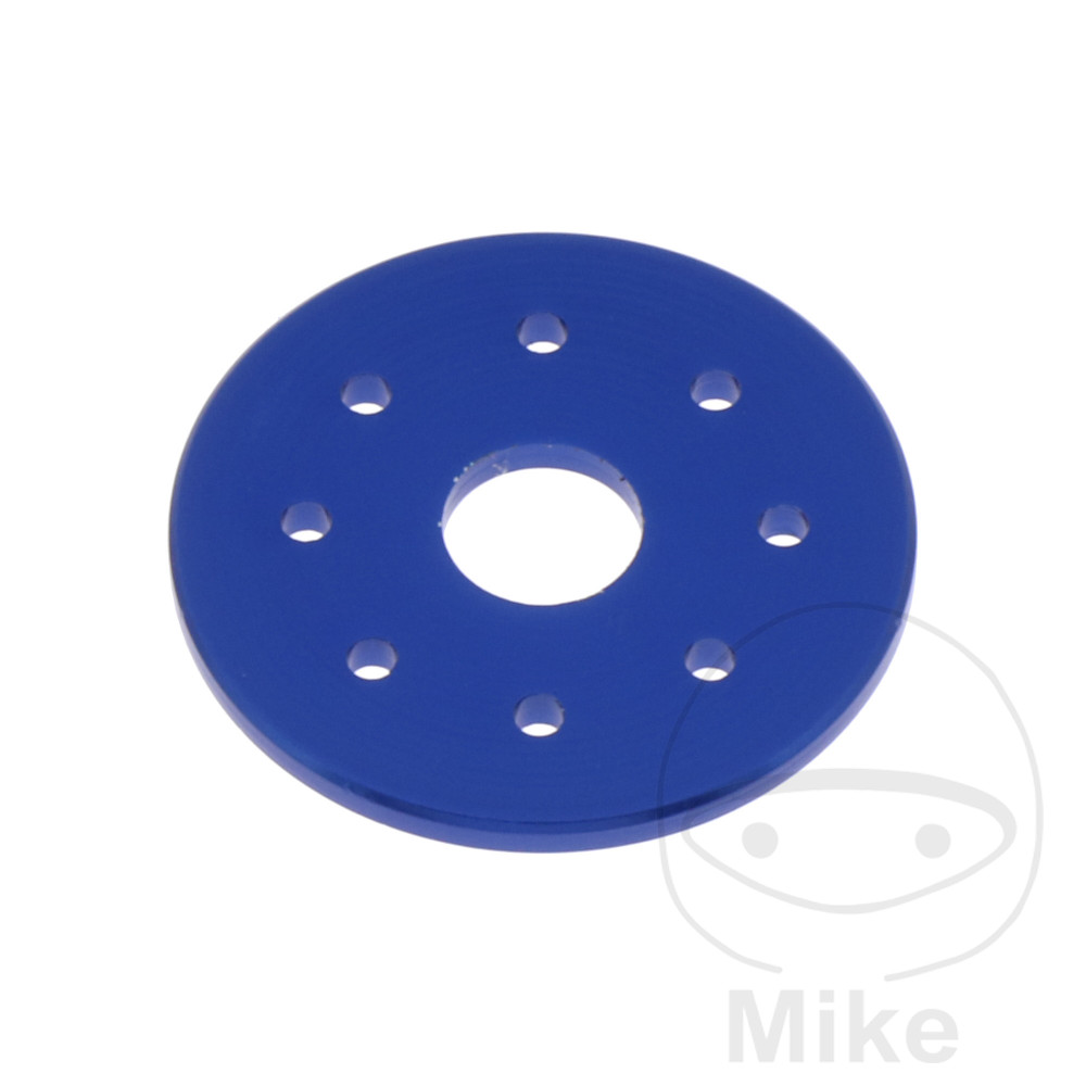 Rondelle percée JMP Bolt M6 Alu pré-percé Bleu