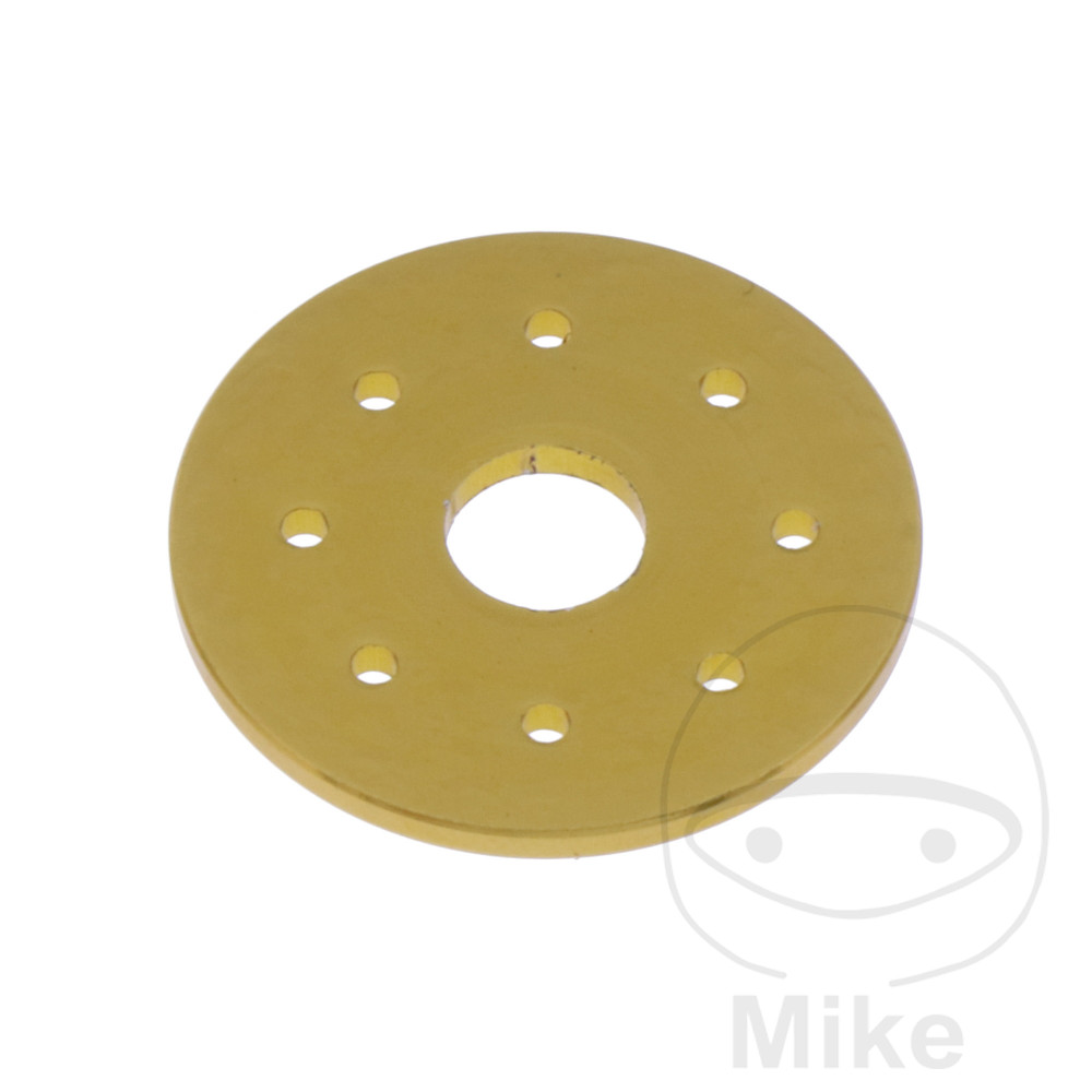 Rondelle percée JMP Bolt M6 aluminium pré-percé or