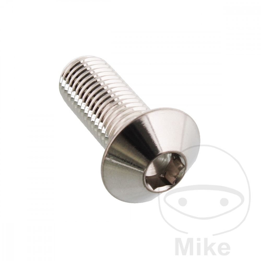 Vis à tête bombée M10 x 1.25 mm 25 mm acier inoxydable V4A JMP