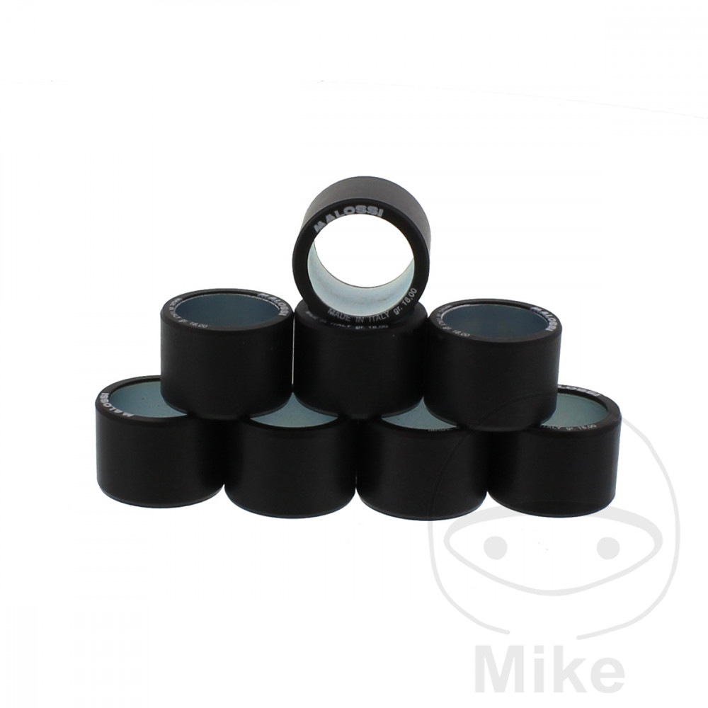 Jeu de galets Malossi 15G 25x17mm set de 8 pièces