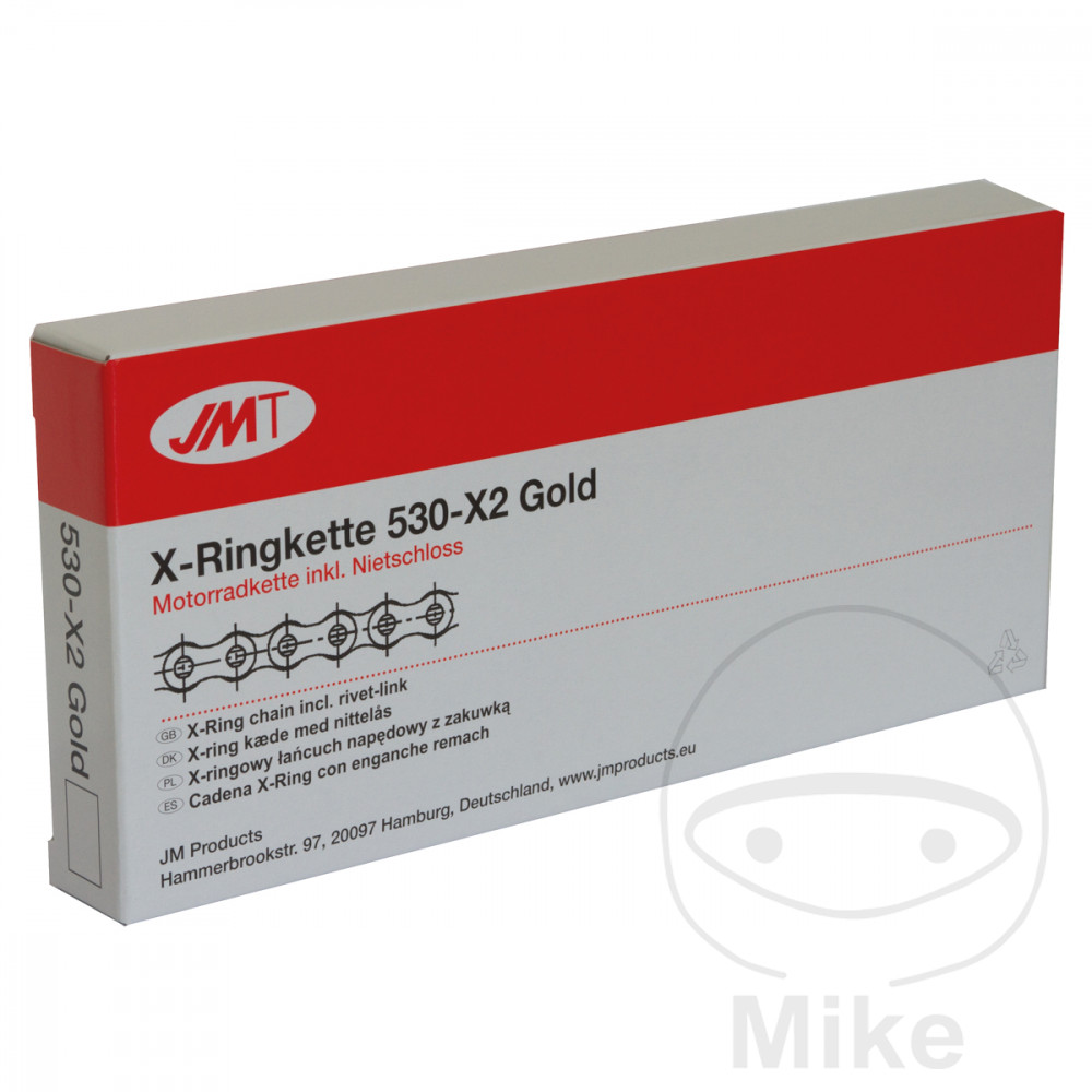 Chaîne JMT X-Ring 530X2 Gold