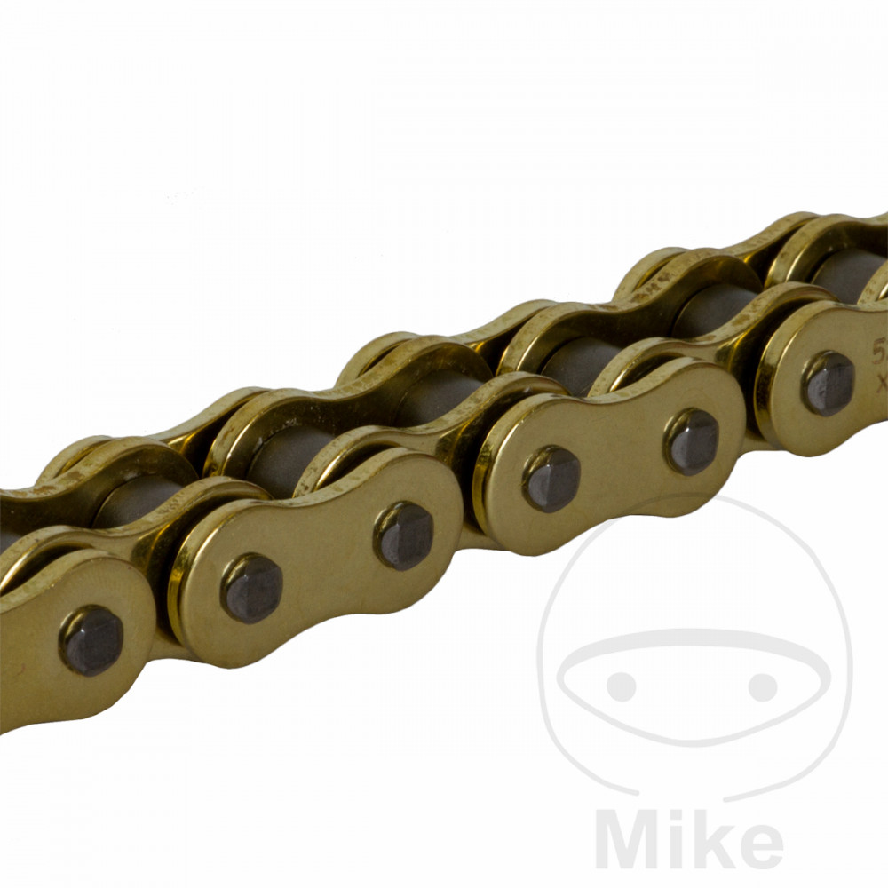 JMT Chaîne X-Ring 525X2 Gold 124 Mailles Ouverte avec Rivet Link - vue 2
