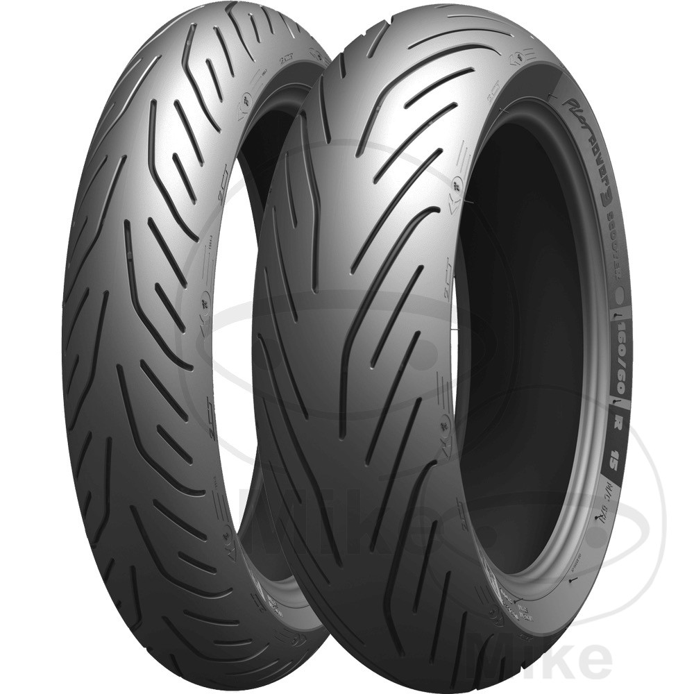 Pneu avant Michelin Pilot Power 3 SCO 120/70R15 56H TL - vue 3
