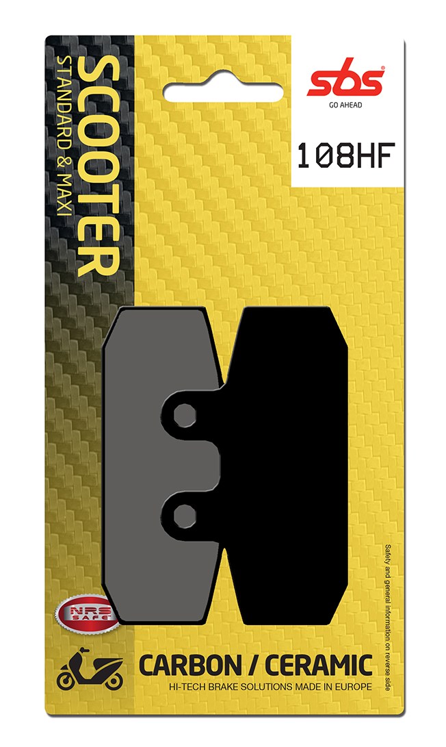 Plaquettes de frein SBS 108 (588 HF)