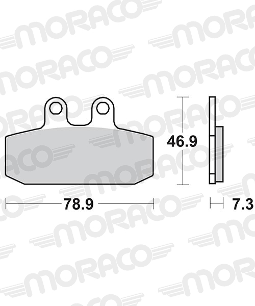 Plaquettes de frein SBS 108SE (588)