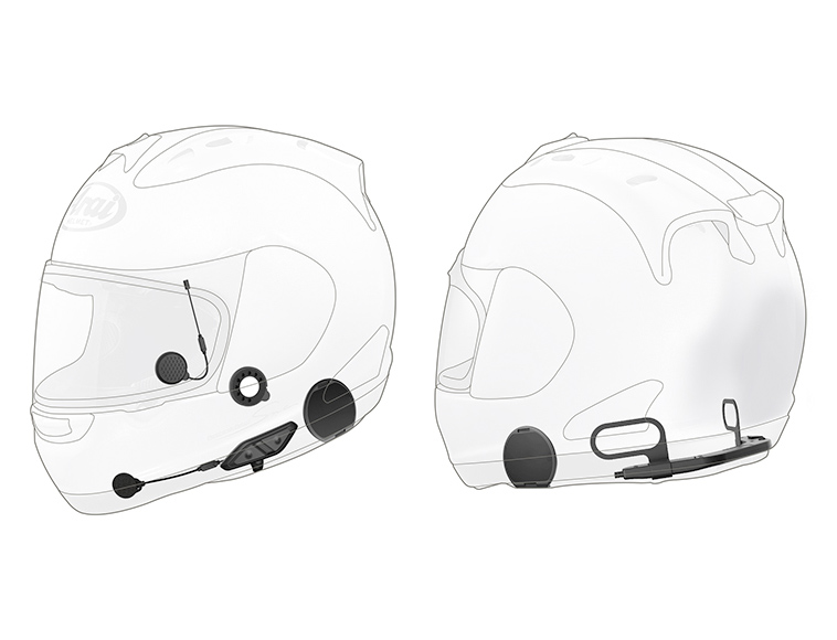 Système de communication SENA 10U pour casque intégral ARAI