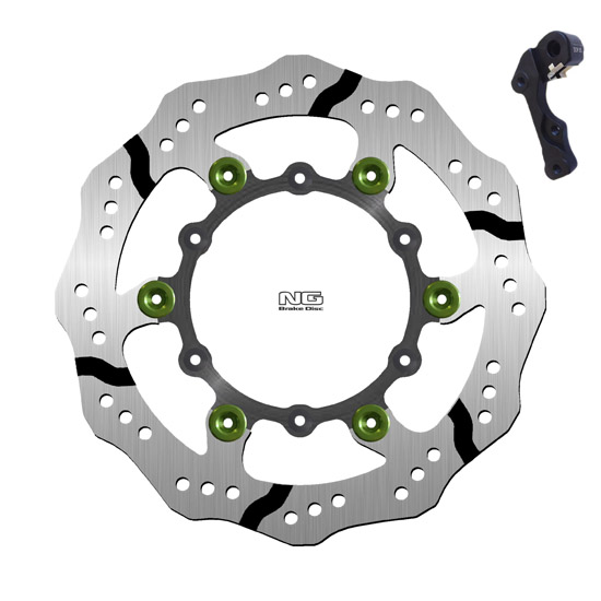 NG BRAKES Kit Disque Flottant Ventilé Arrière 1153XBHK05