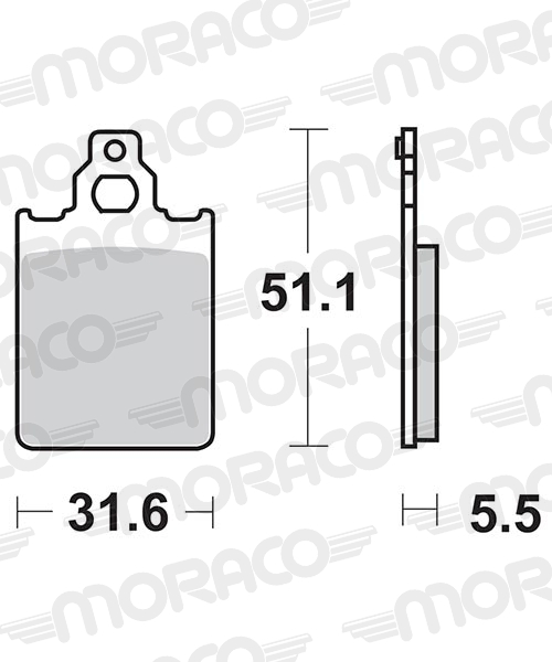 Plaquettes de frein SBS 117 RQ