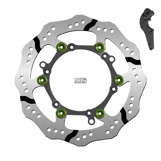 NG BRAKES Kit Disque Flottant Ventilé 1254XBHK17 Arrière