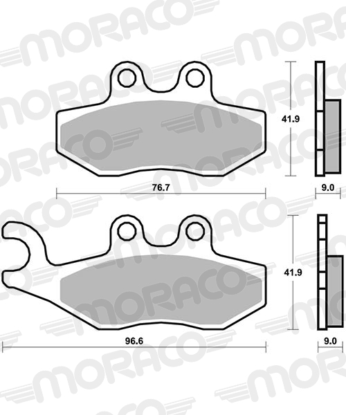 Plaquettes de frein SBS 177HS (786HS)