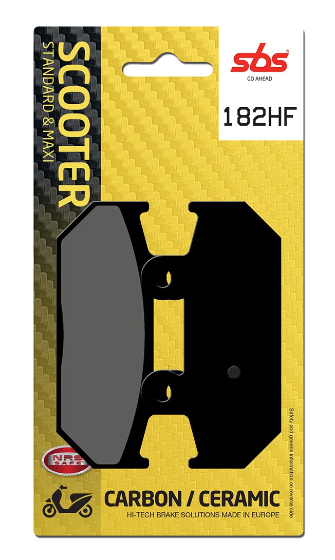 Plaquettes de frein SBS 182 (804 HF)