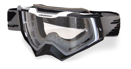 Masque PROGRIP RAPID Base 3309 Gris/Noir/Blanc