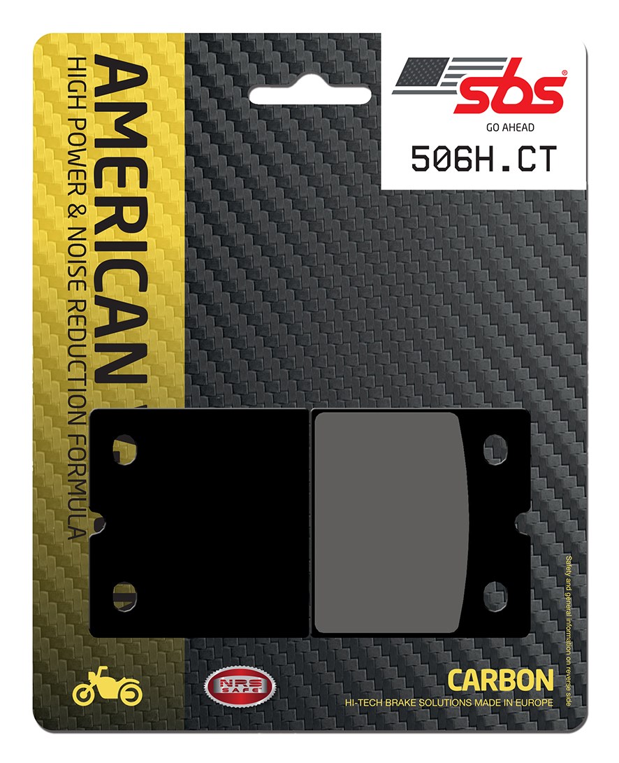 Plaquettes de frein arrière SBS 506H.CT
