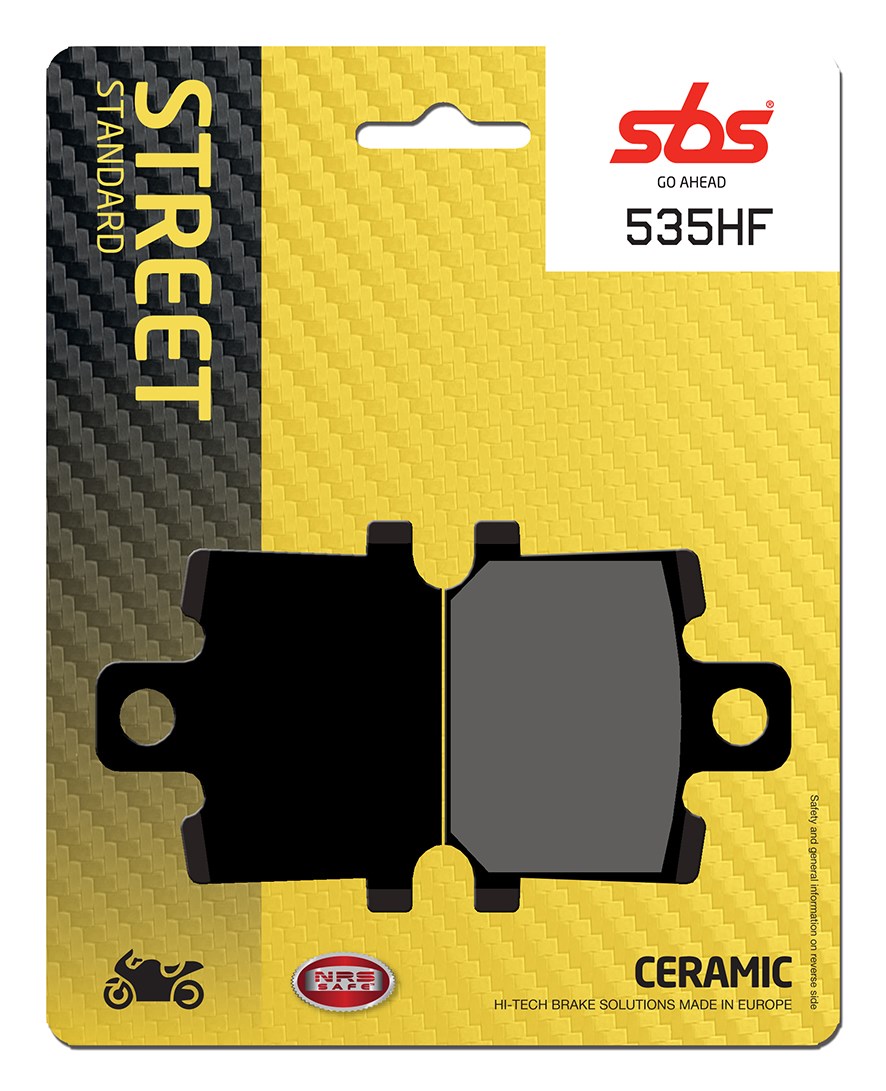 Plaquettes de frein arrière SBS 535HF