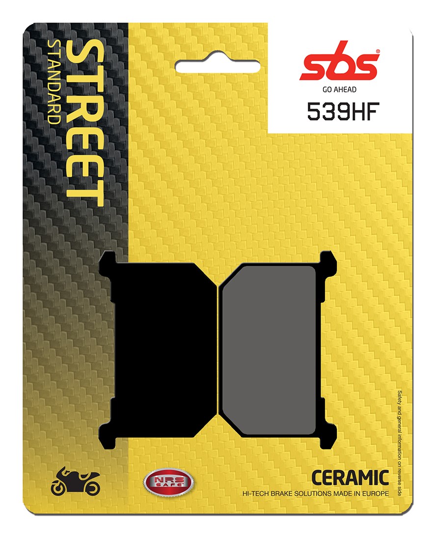 Plaquettes de frein arrière SBS 539HF
