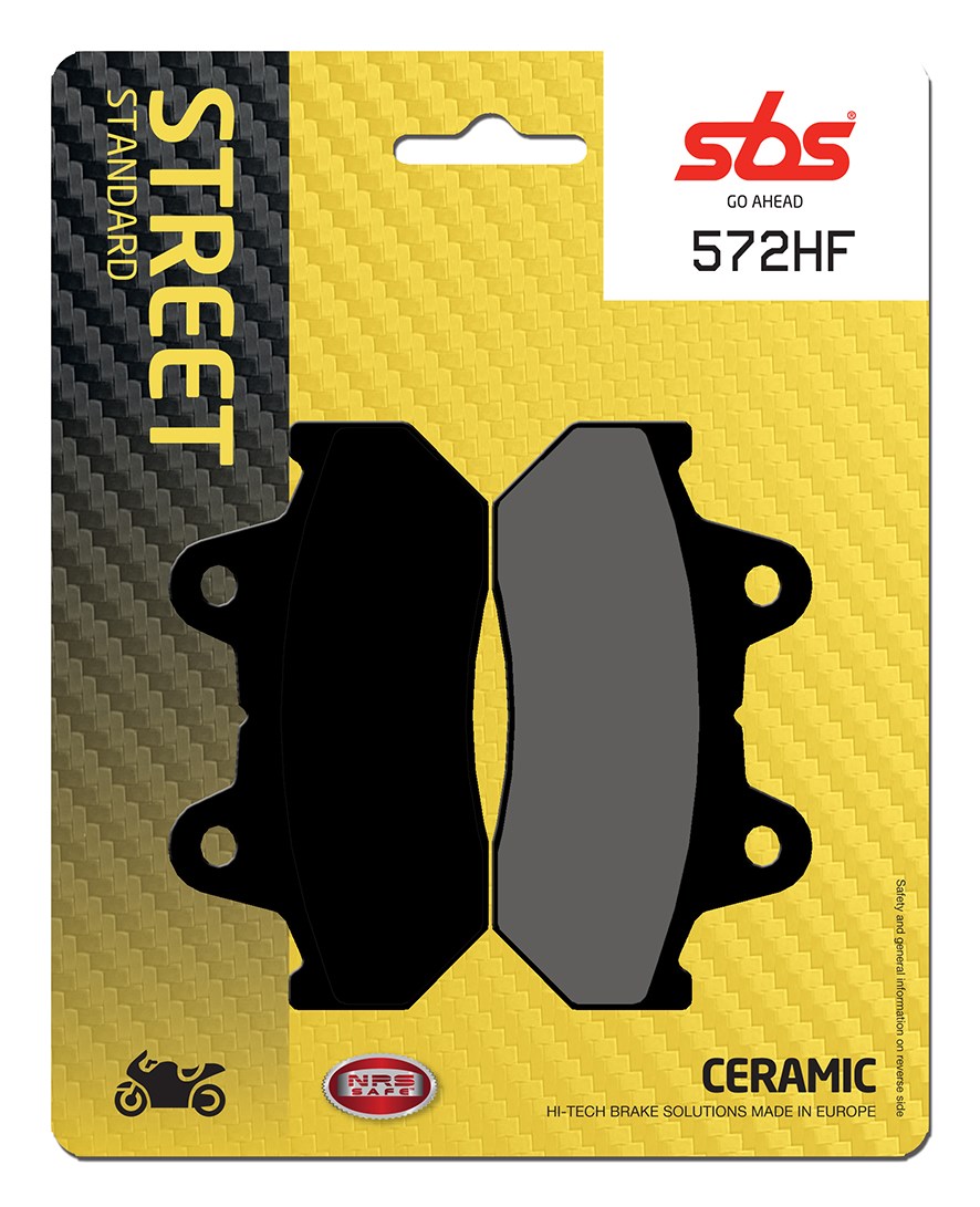 Plaquettes de frein arrière SBS 572HF