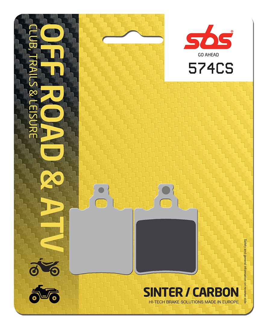 Plaquettes de frein arrière SBS 574CS