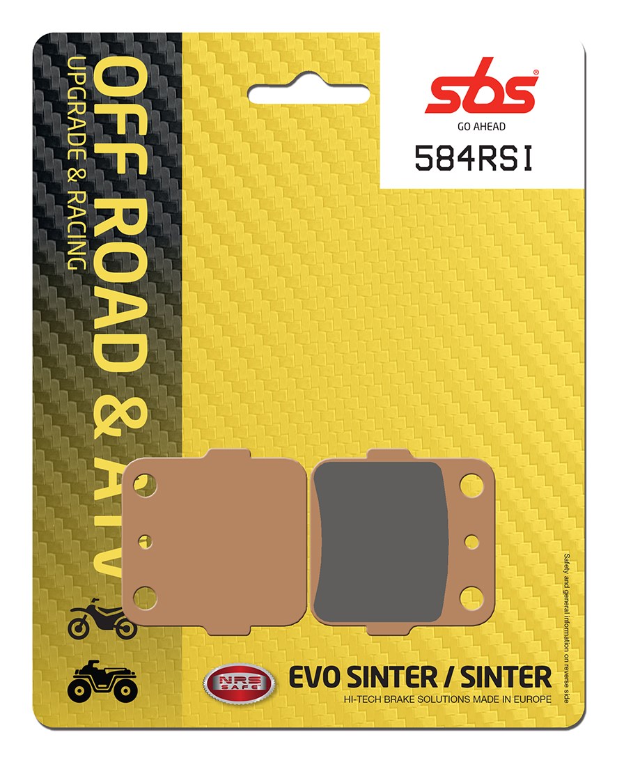 Plaquettes de frein arrière SBS 584RSI
