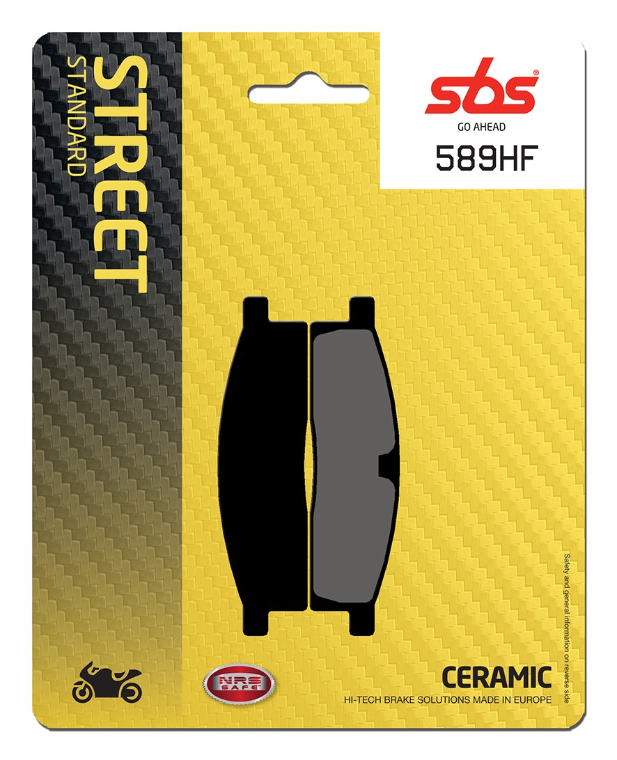 Plaquettes de frein arrière SBS 589HF